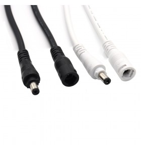 dc5.5*2.1mm male with lock to open waterproof cable